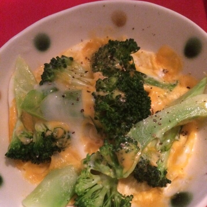 電子レンジで!ブロッコリーオムレツ